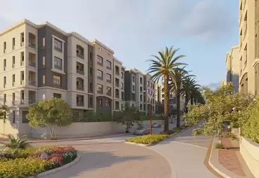 Apartment for sale with an area of 95 + 46 gardens, 20% down payment, in Alka Compound, Fifth Settlement