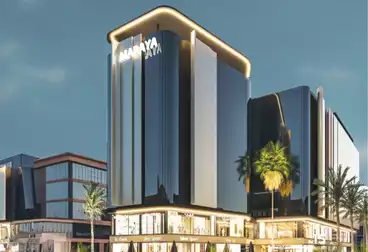 Commercial unit 43 meters, Maraya Plaza Mall, North 90th Settlement, Fifth Settlement, 10% down payment = 1,075,000