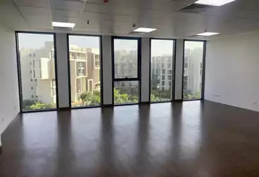 A 84 sqm fully finished office with air conditioners in Sodic EDNC for rent - Fifth Settlement