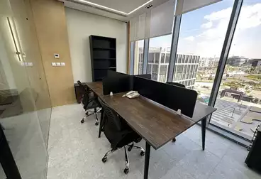 Administrative headquarters for rent, 96 square meters, furnished - inside CFC Compound