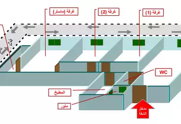 من المالك هاي شقة سوبر لوكس للايجار دار السلام بشارع مصر حلوان الرئيسي بجوار المترو