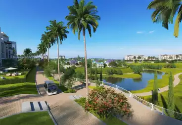 Mountain View, New Cairo, Lagoon Phase, a garden villa with the largest area 255