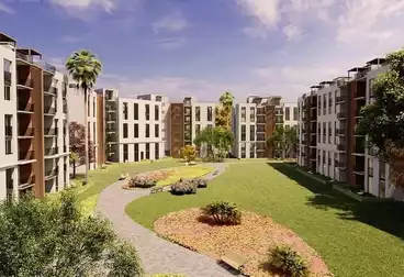 3bedroom apartment for sale in installments, Eco West Compound, next to Owest October Gardens - d