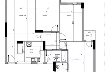 Apartments For sale - 3 rooms - floor 10