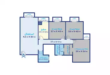 undefined undefined - 3 rooms - floor 9
