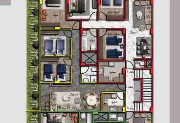 Apartments For sale - 3 rooms - floor 3