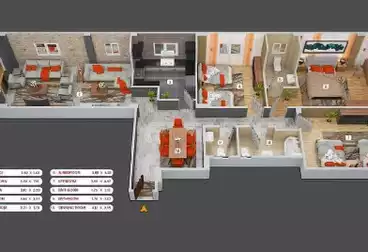 Roof For sale - 3 rooms - floor 5