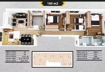 undefined undefined - 3 rooms - floor 2