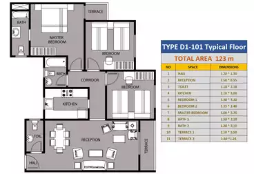 undefined undefined - 3 rooms - floor 3