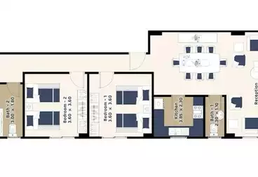 Apartments For sale - 3 rooms - floor 1