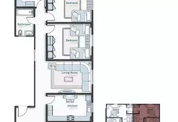 undefined undefined - 3 rooms - floor 2