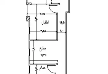 Roof For sale - 3 rooms - floor 3