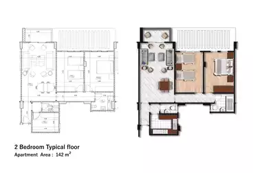 Apartments For sale - 2 rooms - floor 1