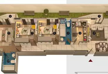 Apartments For sale - 3 rooms - floor 0