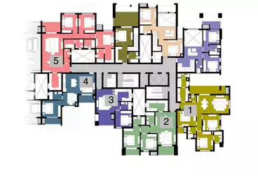 Apartments For sale - 3 rooms - floor 7