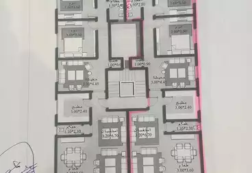 Apartments For sale - 3 rooms - floor 1