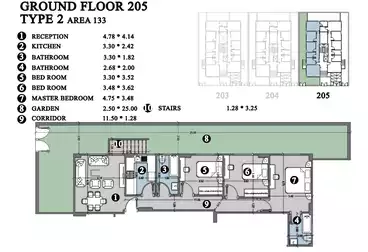 Apartments For sale - 3 rooms - floor 0