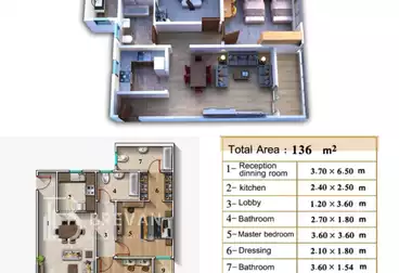 Apartments For sale - 2 rooms - floor 2