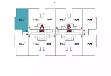undefined undefined - 3 rooms - floor 13
