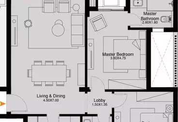 undefined undefined - 2 rooms - floor 4