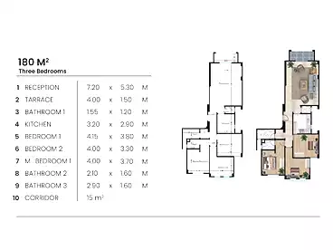 Apartment with Garden For sale - 3 rooms - floor 0