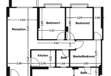 undefined undefined - 3 rooms - floor 0