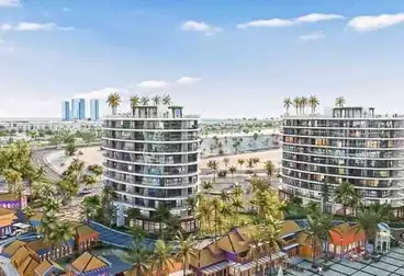 شاليه بحديقة للبيع - 2 غرف - بالدور 1