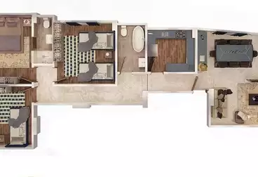 undefined undefined - 3 غرف - بالدور 1