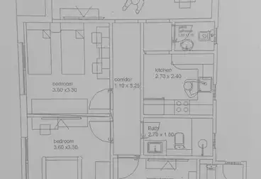 شقق للبيع - 3 غرف - بالدور 1