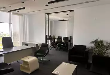 إداري للإيجار - 6 غرف - بالدور 3