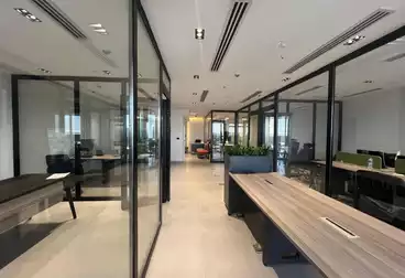 إداري للإيجار - 1 غرف - بالدور 5