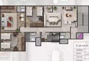 Properties For sale - 3 rooms