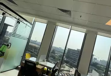 إداري للإيجار - 3 غرف - بالدور 1