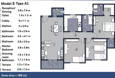 Properties For sale - 3 rooms - floor 2