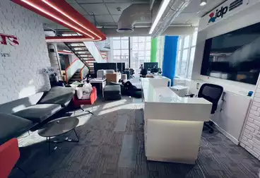 إداري للإيجار - 1 غرف - بالدور 1