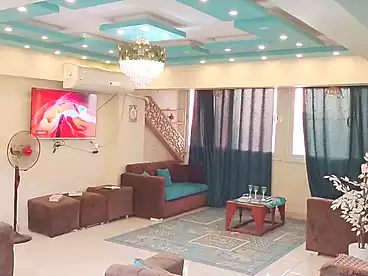 Furnished Apartment For rent - 3 rooms - floor 22