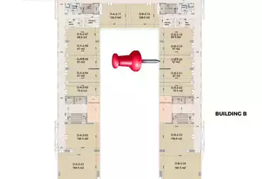 مكاتب للإيجار - 1 غرف - بالدور 1