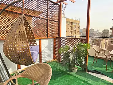 Furnished Apartment For rent - 3 rooms - floor 11