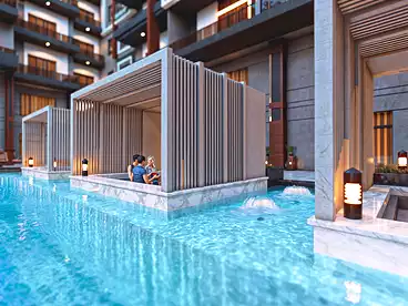 عقارات للبيع - 2 غرف - بالدور 3