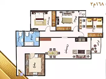 Apartments For sale - 3 rooms - floor 4