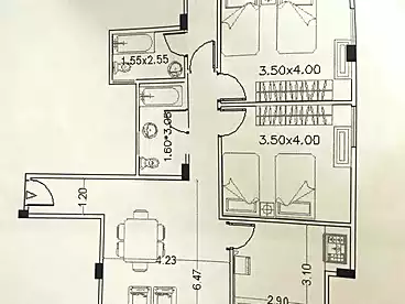 Apartments For sale - 3 rooms - floor 1