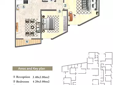 Properties For sale - 2 rooms - floor 1