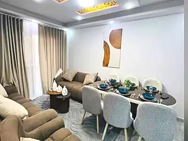 شقق مفروشة للبيع - 2 غرف - بالدور 4