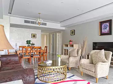 Furnished Apartment For rent in Lake View Residence - El Hazek, Compounds in New Cairo, 210 sqm