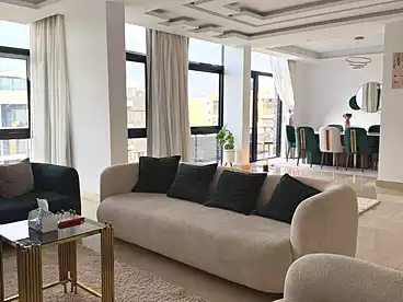 Furnished Apartment For rent in The Waterway Compound, Compounds in New Cairo, 230 sqm