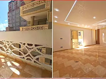 Apartments For sale in El Mandara Bahri, El Mandara, 130 sqm