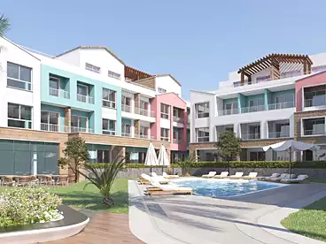 شاليهات للبيع في منتجع فيرجينيا فلاور - سوليد، منتجعات الساحل الشمالى، 45 متر