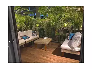 Apartment with Garden For sale in El Patio Oro Compound - La Vista, Compounds in New Cairo, 120 sqm