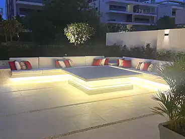 Apartment with Garden For rent in Lake View Residence - El Hazek, Compounds in New Cairo, 185 sqm
