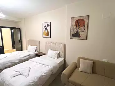 Studio For rent in Maspero Towers - City Edge, Downtown - West El Bald, 60 sqm